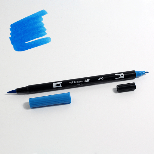 TOMBOW Dual Brush Pen Reflex Blue