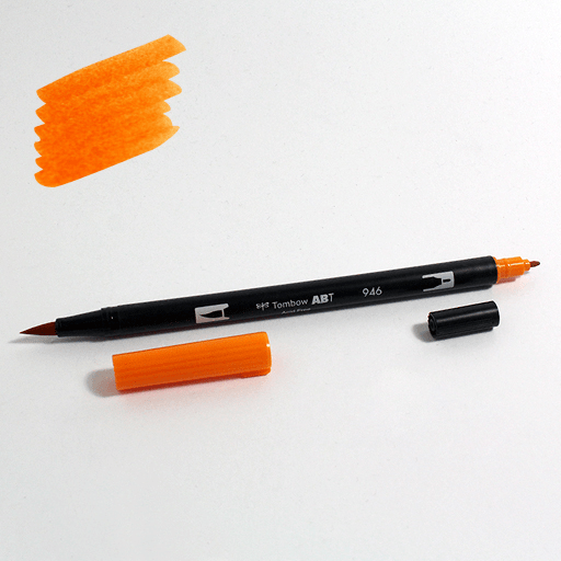 TOMBOW Dual Brush Pen Gold Ochre