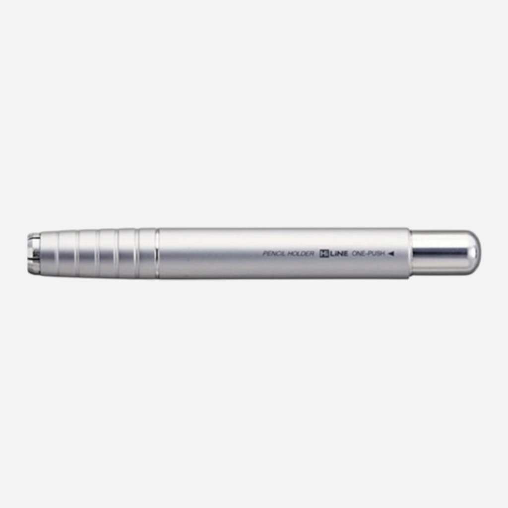 HILINE One Push Pencil Holder Silver