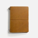 TRAVELER'S Passport Leather Camel