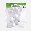 MULTICRAFT Krafty Kids Mix Polyfoam Balls 1” x 1.5” / 1” x 12/ 1.5” x 4/2 x 3