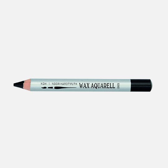 KOH-I-NOOR Wax Aquarell Water-Soluble Pencil Ivory Black
