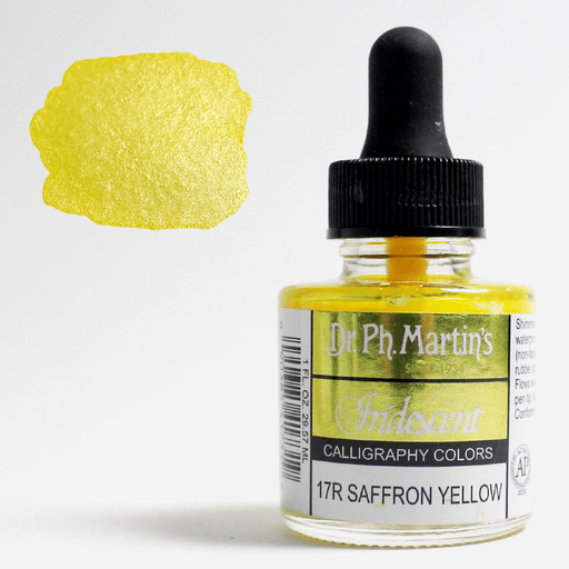DR. PH. MARTIN’S Iridescent Calligraphy Ink 30ml Saffron Yellow