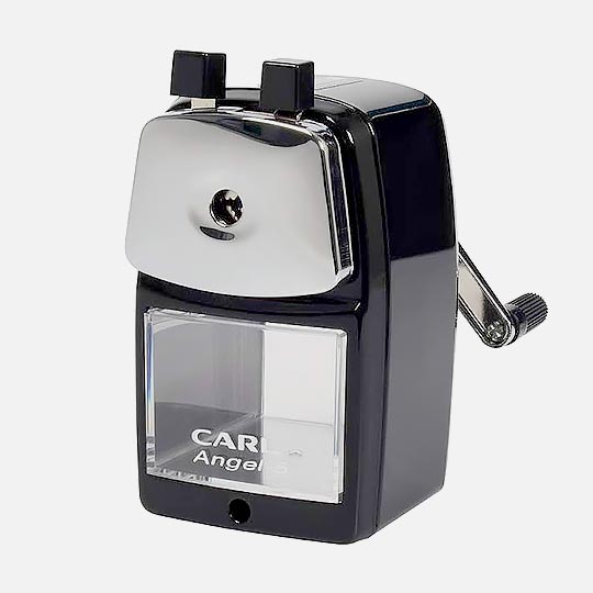 CARL Angel-5 Rotary Pencil Sharpener Black