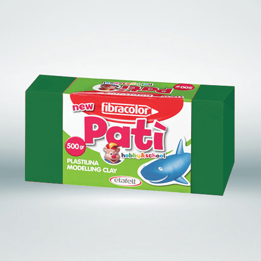 FIBRACOLOR Pati Modelling Clay 500g Green