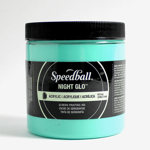 SPEEDBALL Night Glo Acrylic Screen Printing Ink 236ml Green