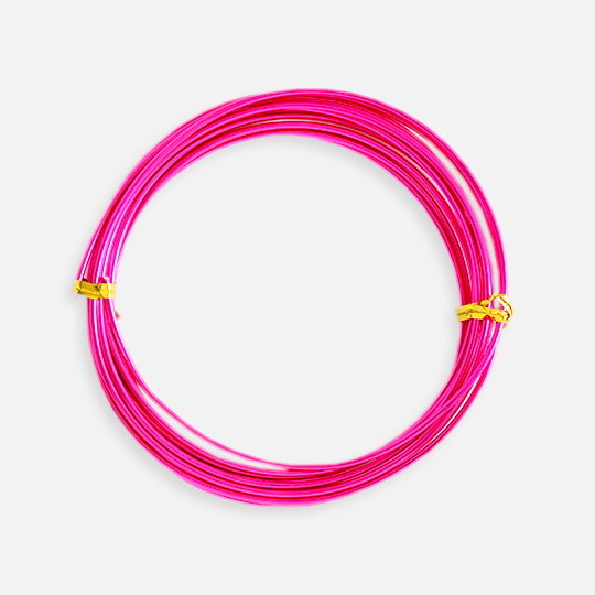 OVJ Aluminium Wire 2mm x 4m Pink