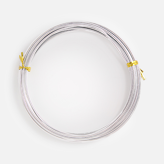 OVJ Aluminium Wire 2mm x 4m Silver