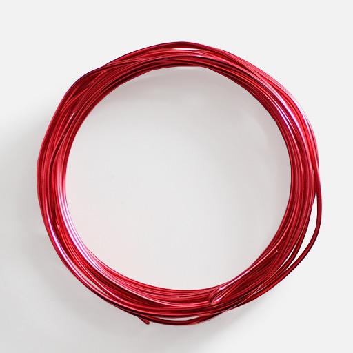 OVJ Aluminium Wire 2mm x 4m Red