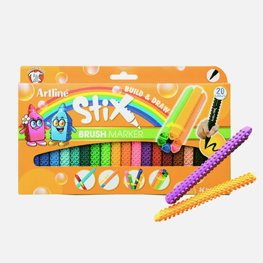 ARTLINE Stix Brush Marker Set x 20