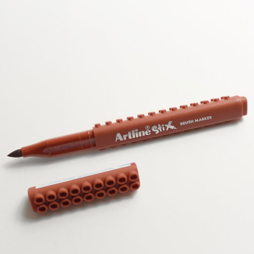 ARTLINE Stix Brush Marker Brown