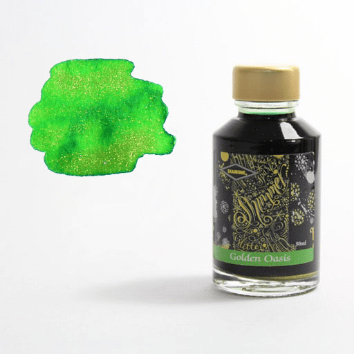DIAMINE Shimmering Fountain Pen Ink 50ml Golden Oasis