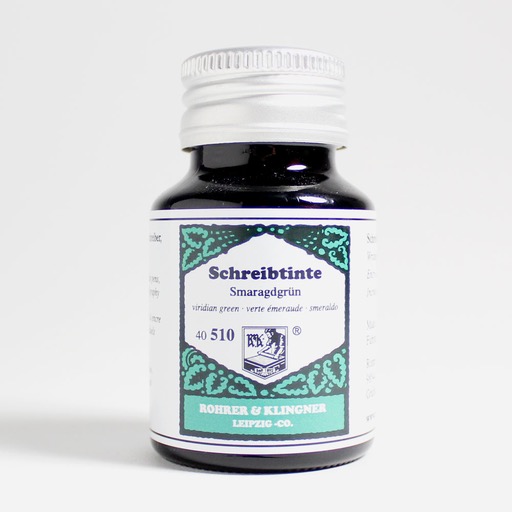 ROHRER & KLINGNER Fountain Pen Ink 50ml Smaragdgrün
