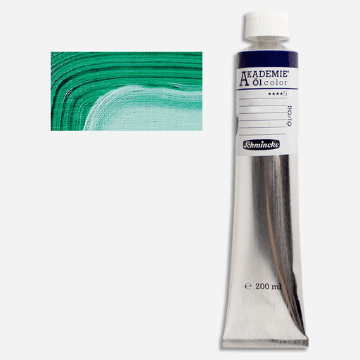 SCHMINCKE Akademie Oil Color 200ml Chromium Oxide Green Brilliant (Viridian)