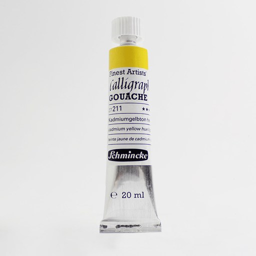 SCHMINCKE Calligraphy Gouache 20ml Cadmium Yellow Hue Light