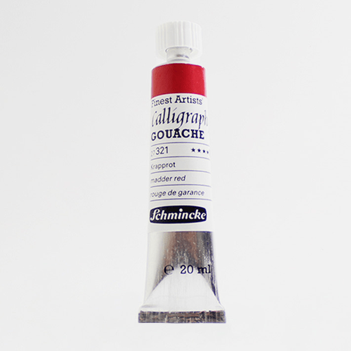 SCHMINCKE Calligraphy Gouache 20ml Madder Red