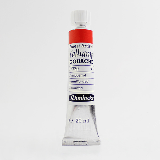 SCHMINCKE Calligraphy Gouache 20ml Vermilion Red
