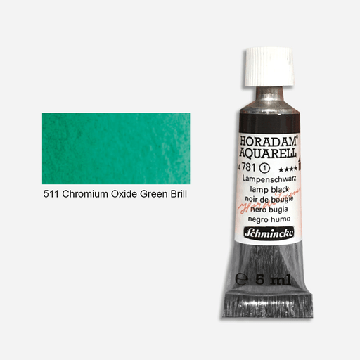 SCHMINCKE Horadam Watercolor 5ml Chromium Oxide Green Brilliant