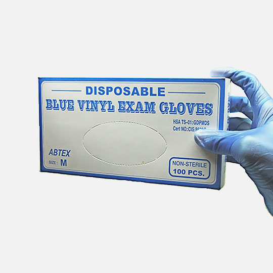 OVJ Blue Nitrile Protective Glove M x 100
