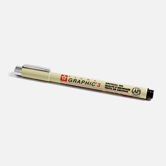 SAKURA Pigma Graphic Pen 3 Black