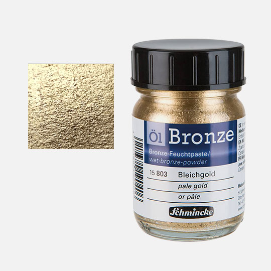 SCHMINCKE Oil Bronze 50ml Pale Gold