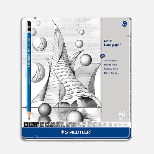 STAEDTLER Mars Lumograph Graphite Pencil Set x 20