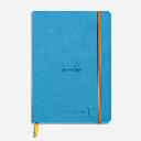 RHODIA Ivory Paper Softcover Goal Book 90gsm Grid A5 x 120 Turquoise