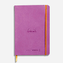 RHODIA Ivory Paper Grid Softcover Goal Book 90gsm A5 x 120 Lilac