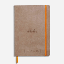 RHODIA Ivory Paper Dot Softcover Goal Book 90gsm A5 x 120 Taupe