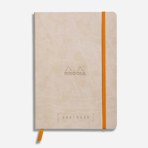 RHODIA Ivory Paper Softcover Goal Book 90gsm Dot A5 x 120 Beige