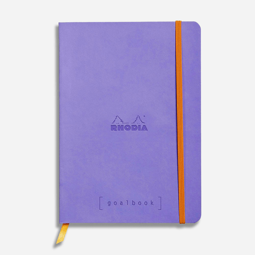 RHODIA Ivory Paper Softcover Goal Book 90gsm Dot A5 x 120 Iris