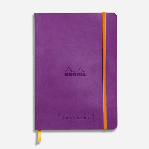 RHODIA Ivory Paper Softcover Goal Book 90gsm Dot A5 x 120 Purple