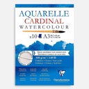 CLAIREFONTAINE Cardinal Cellulose + Cotton Mixed Media Paper Pad 300gsm A3 x 10