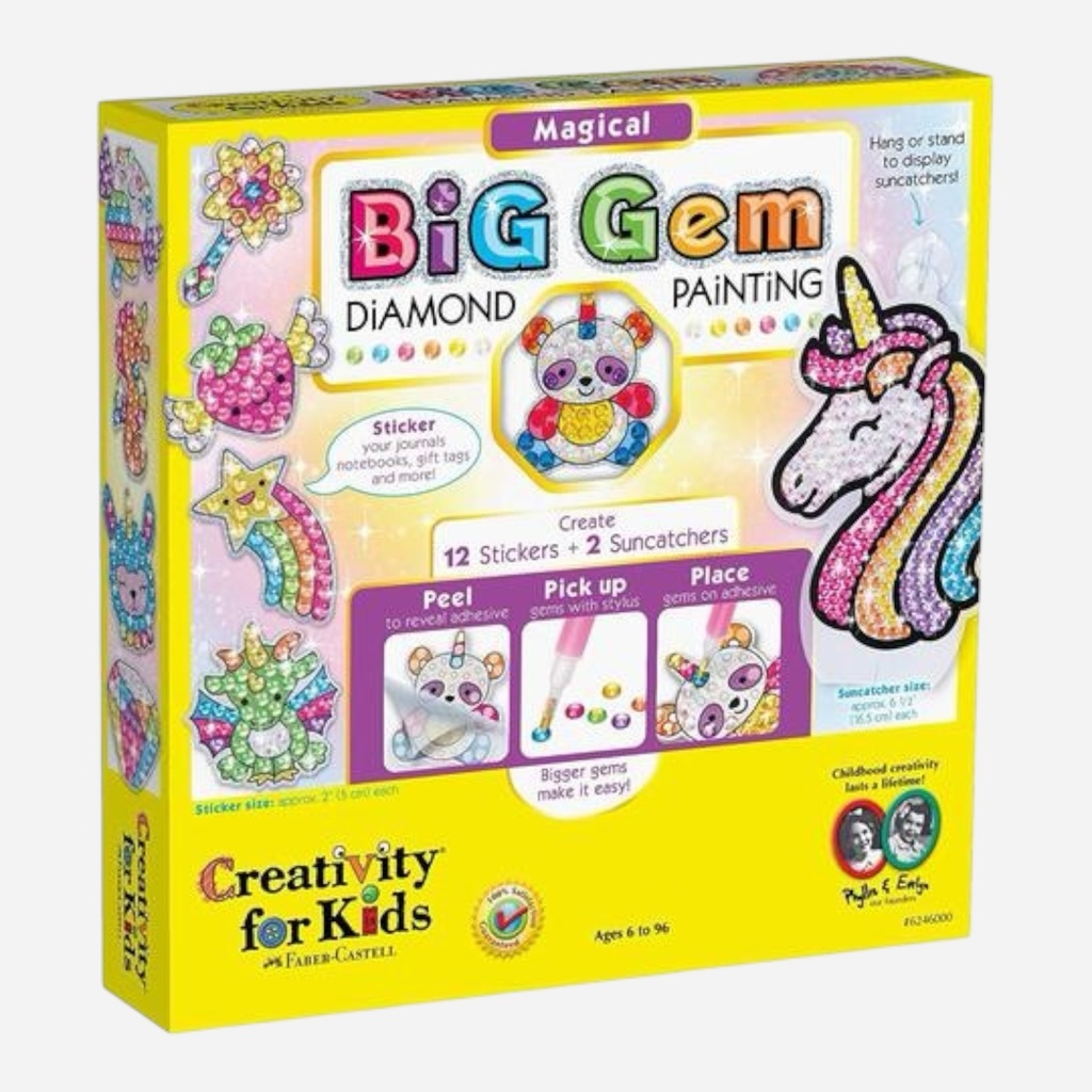 FABER-CASTELL Creativity For Kids Big Gem Diamond Painting Magical