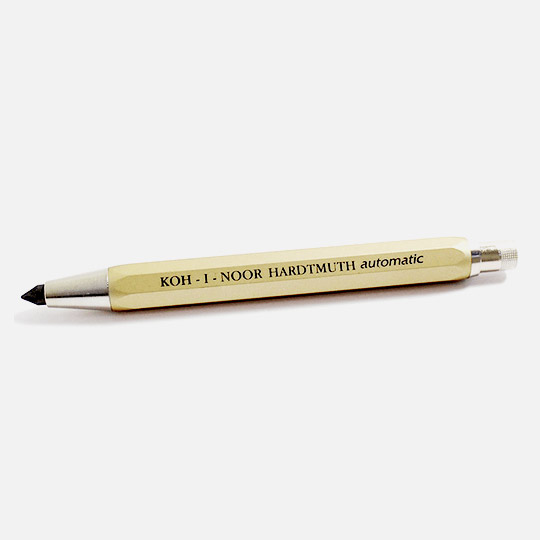 KOH-I-NOOR Automatic Metal Clutch Versatil Pencil 5.6mm Gold (For 8cm Lead)