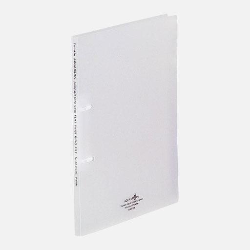 LIHIT LAB. Aqua Drops Flat Twist Ring File A4 Milky White