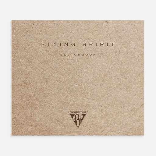 CLAIREFONTAINE Flying Spirit Sewn Bound Sketchbook 90gsm 15.5cm x 15.5cm x 50