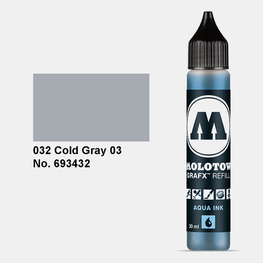 MOLOTOW Aqua Ink Refill 30ml Cool Grey 3