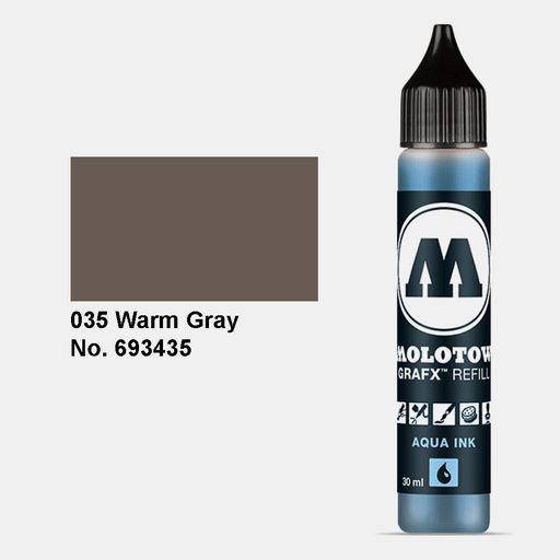 MOLOTOW Aqua Ink Refill 30ml Warm Grey