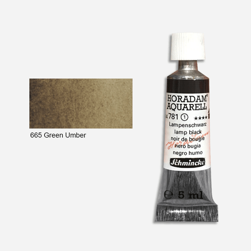 SCHMINCKE Horadam Watercolor 5ml Green Umber