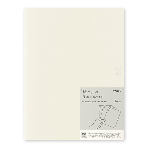 MIDORI MD Notebook Light 52gsm Lined A4 x 48 x 3 (Japanese)
