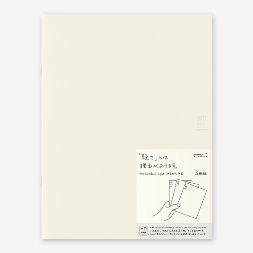 MIDORI MD Notebook Light 52gsm Blank A4 Variant x 48 x 3 (Japanese)