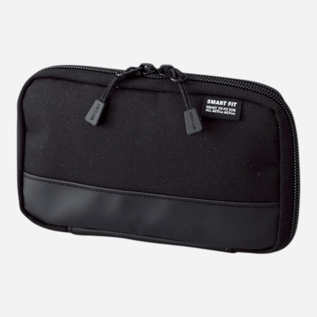 LIHIT LAB. Smart Fit Compact Pen Case Black