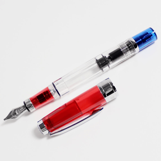 TWSBI Diamond 580 Blue/Red Fountain Pen Medium