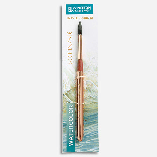 PRINCETON Neptune Synthetic Squirrel Travel Brush 10