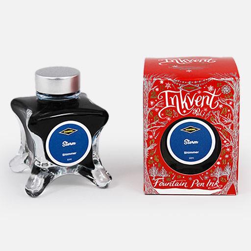 DIAMINE Inkvent Red Shimmer Fountain Pen Ink 50ml Storm