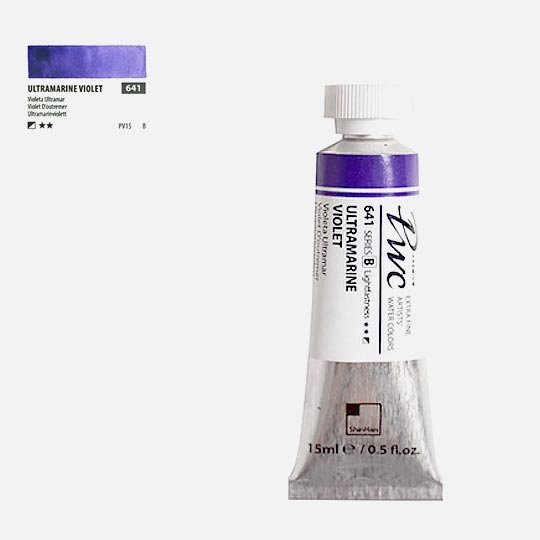 SHINHAN Premium Watercolor 15ml 641 Ultramarine Violet
