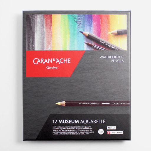 CARAN D'ACHE Museum Aquarelle Watercolor Pencil Set x 12