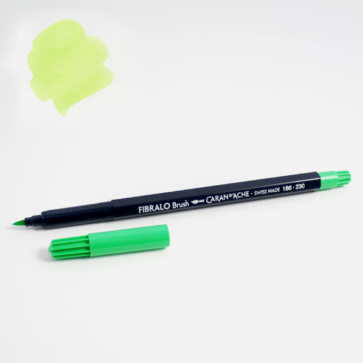 CARAN D'ACHE Fibralo Brush Pen Yellow Green