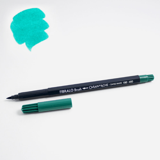 CARAN D'ACHE Fibralo Brush Pen Peacock Green